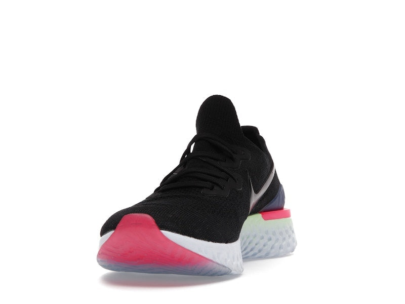 Nike Epic React Flyknit 2 Black Sapphire Hyper Pink
