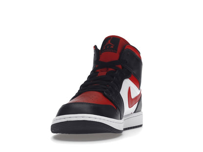 Jordan 1 Mid White Black Red (2022)