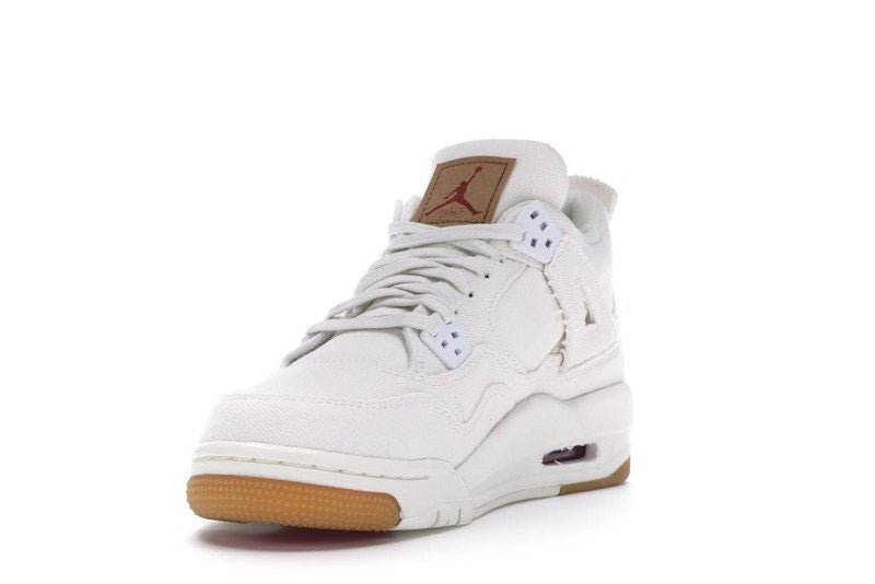 Jordan 4 Retro Levi's White (GS) (Blank Tag)