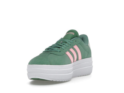 adidas VL Court Bold Preloved Green Pink Spark Ivory (Women's)