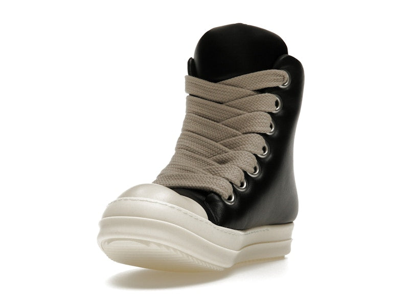 Rick Owens Jumbo Lace Padded Sneaks Black Milk