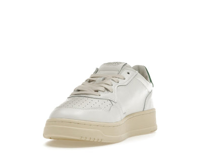 Autry Medalist Leather Low White Green