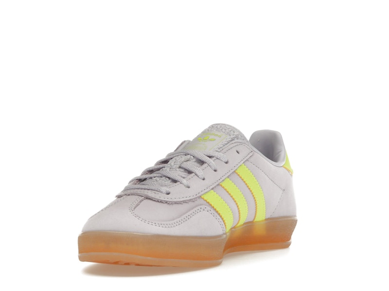 adidas Gazelle Indoor Silver Dawn Solar Yellow (Women's)