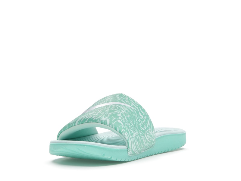 Nike Kawa Slide Print Emerald Rise (GS)