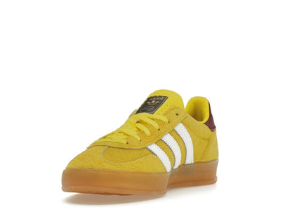 adidas Gazelle Indoor Bright Yellow Collegiate Burgundy (Women's)