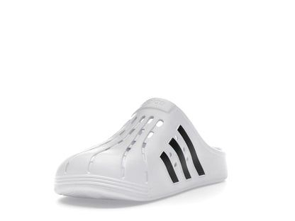 adidas Adilette Clog White Black