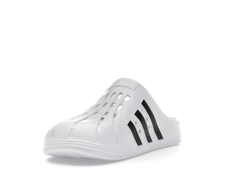 adidas Adilette Clog White Black