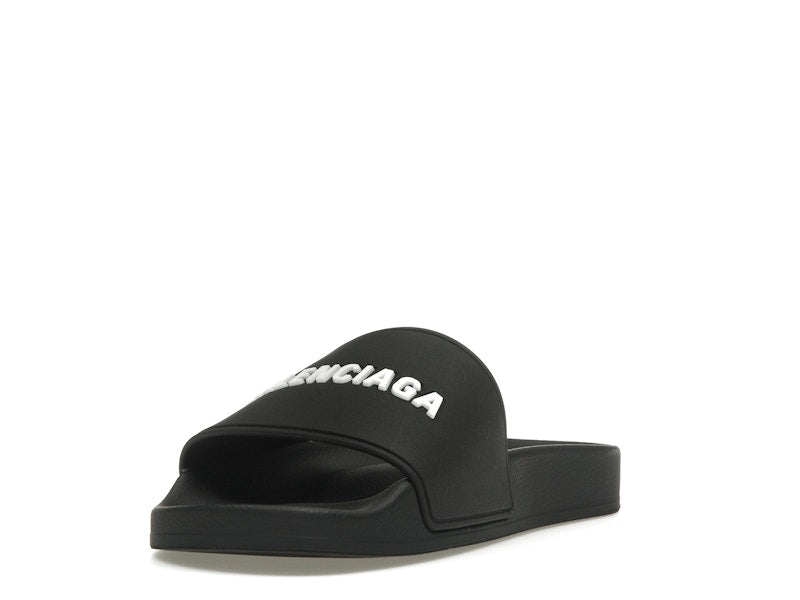 Balenciaga Pool Slide Black White (Women's)