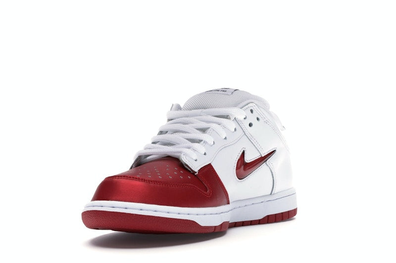 Nike SB Dunk Low Supreme Jewel Swoosh Red