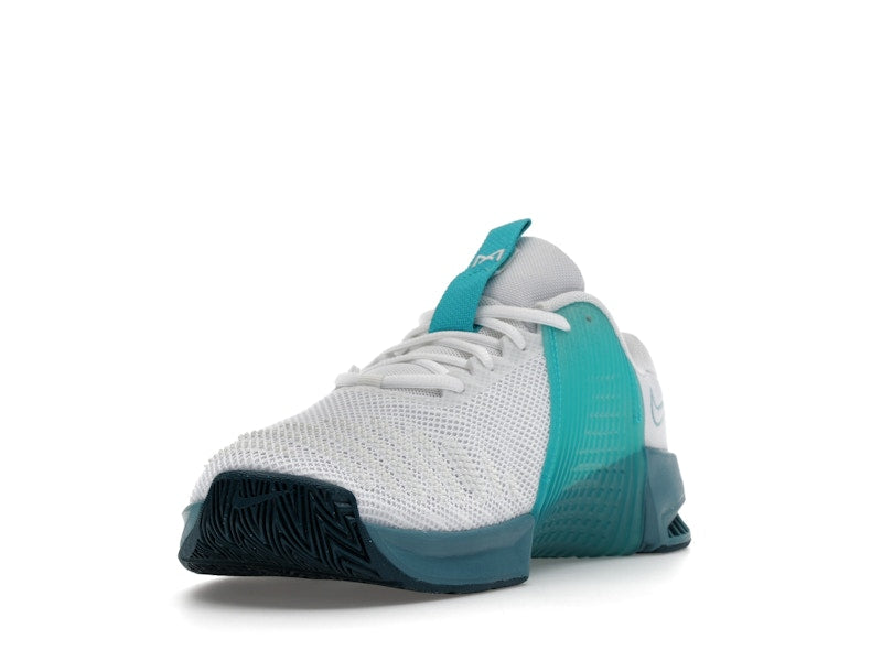 Nike Metcon 9 White Smokey Blue Midnight Turquoise Dusty Cactus
