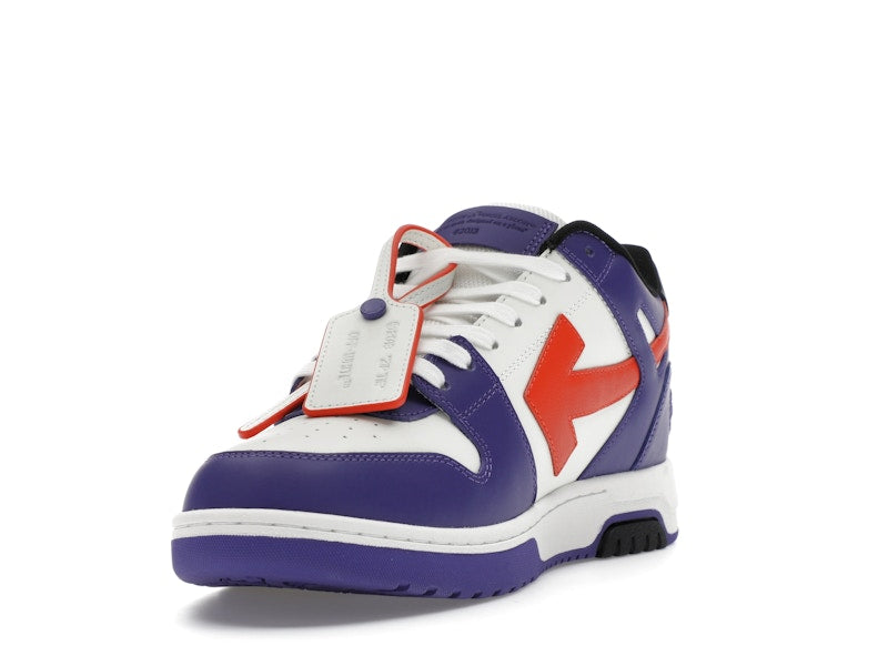OFF-WHITE Out Of Office OOO Low Tops White Purple Orange