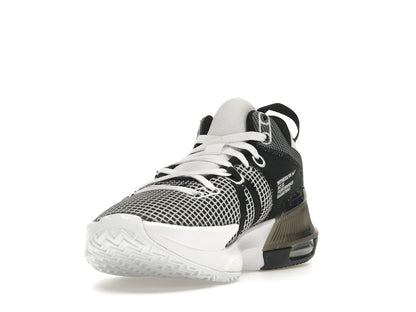 Nike LeBron Witness 7 White Black Metallic Silver