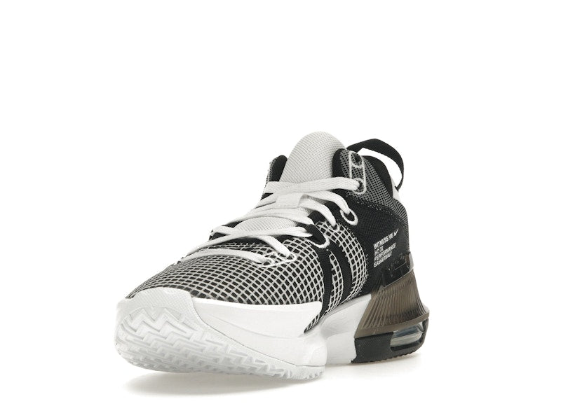 Nike LeBron Witness 7 White Black Metallic Silver