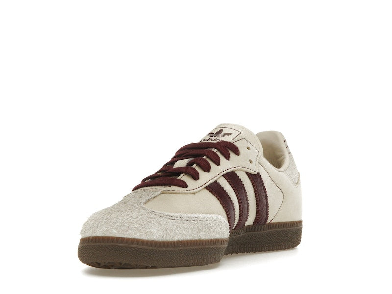adidas Samba OG Wonder White Maroon (Women's)