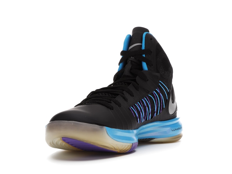 Nike Hyperdunk Plus Black Blue Glow