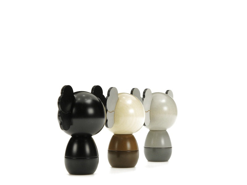 KAWS Holiday Japan Kokeshi Doll Set of 3 (Edition of 1,000) Multicolor