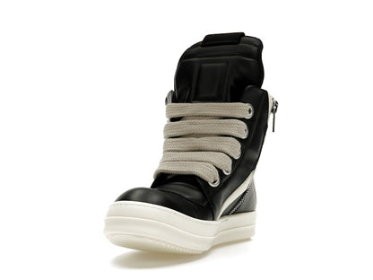 Rick Owens GeoBasket Oversized Eylet Black Milk