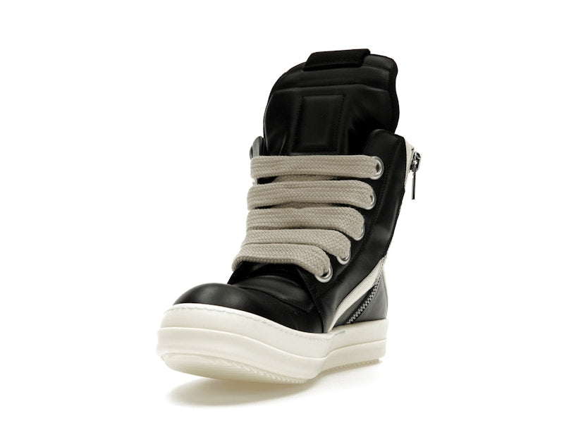 Rick Owens GeoBasket Oversized Eylet Black Milk