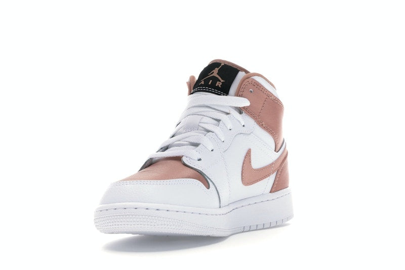 Jordan 1 Mid White Rose Gold (GS)