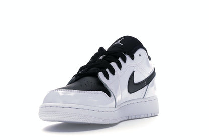 Jordan 1 Low White Black Patent (GS)