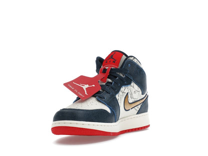 Jordan 1 Mid SE Take Flight Gold Swoosh (GS)