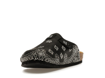 Bravest Studios Suede Paisley Clogs Black