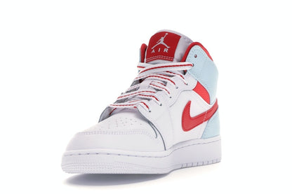 Jordan 1 Mid White Topaz Mist (GS)
