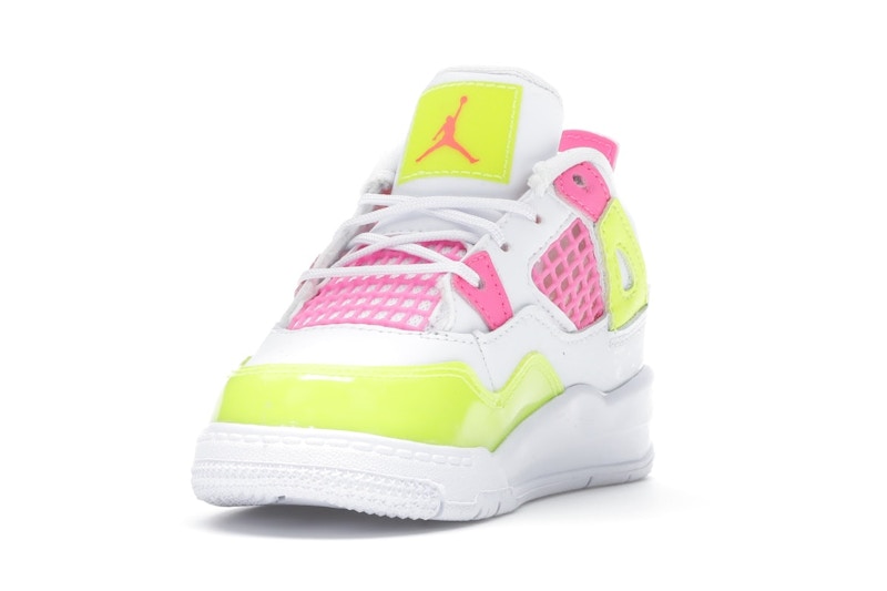 Jordan 4 Retro White Lemon Pink (TD)