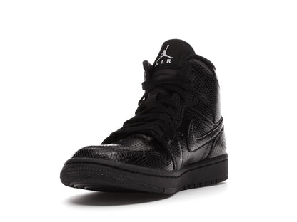 Jordan 1 Mid Black Snakeskin (Women's)