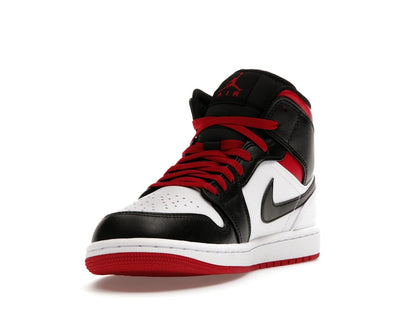 Jordan 1 Mid Gym Red Black Toe