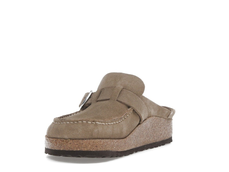 Birkenstock Buckley Suede Gray Taupe