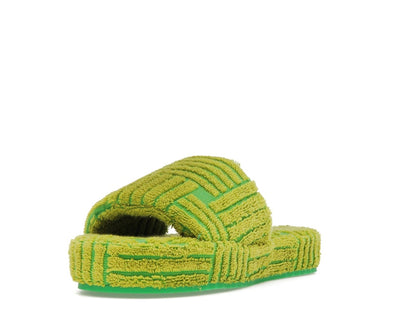 Bottega Veneta Resort Geometric Sandal Parakeet Kiwi