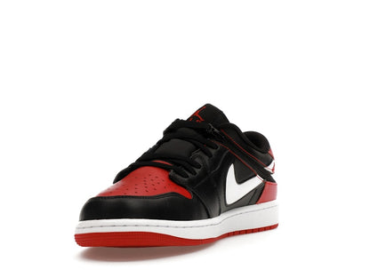 Jordan 1 Low FlyEase Black White Gym Red