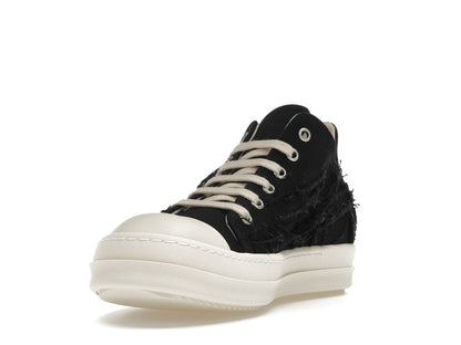 Rick Owens DRKSHDW Slashed Low Sneaks Black Milk