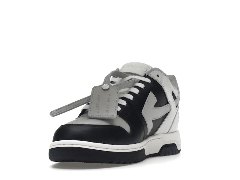 OFF-WHITE Out Of Office OOO Low Tops Light Grey Black