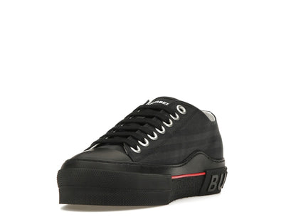 Burberry Vintage Check Canvas Low-Top Sneaker Dark Charcoal