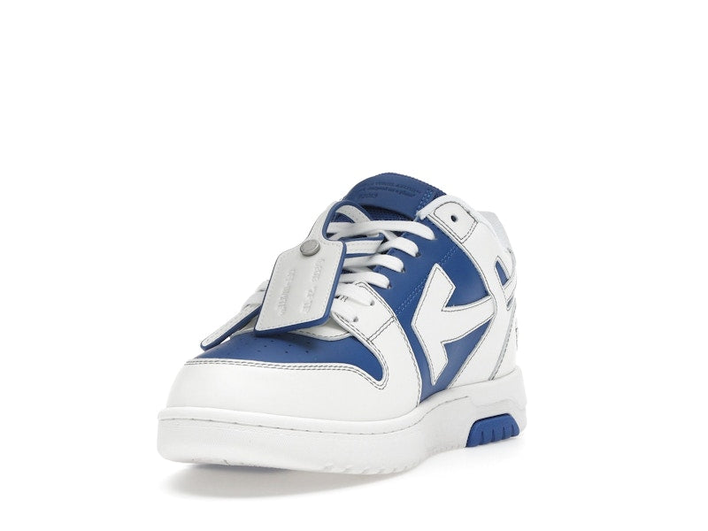 OFF-WHITE Out Of Office OOO Low Tops White Dark Blue