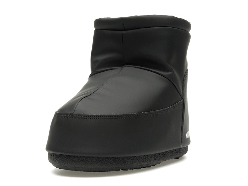 Moon Boot No Lace Rubber Boot Black