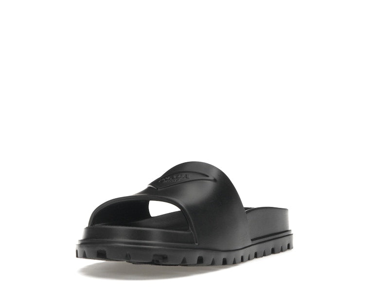 Prada Rubber Slides Black (Men's)