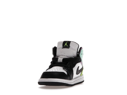 Jordan 1 Mid Pastel Black Toe (TD)
