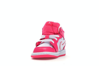 Jordan 1 Mid Hyper Pink White (TD)
