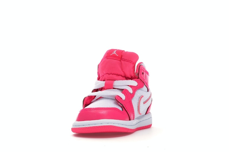 Jordan 1 Mid Hyper Pink White (TD)