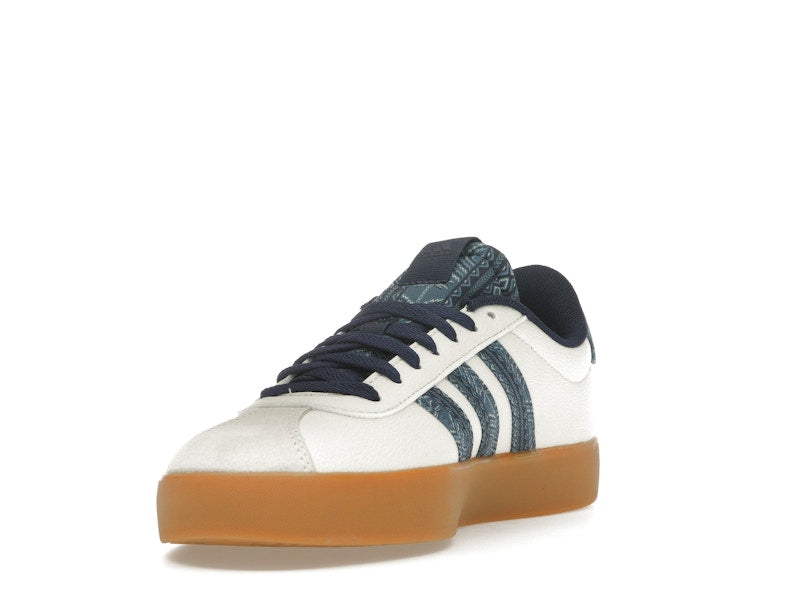 adidas Vl Court 3.0 Off White Night Indigo Gum (Women's)