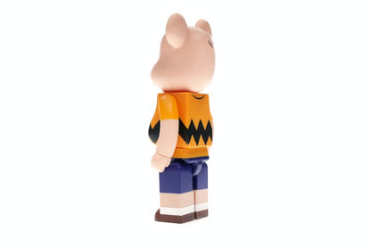 Bearbrick Charlie Brown 400% Yellow