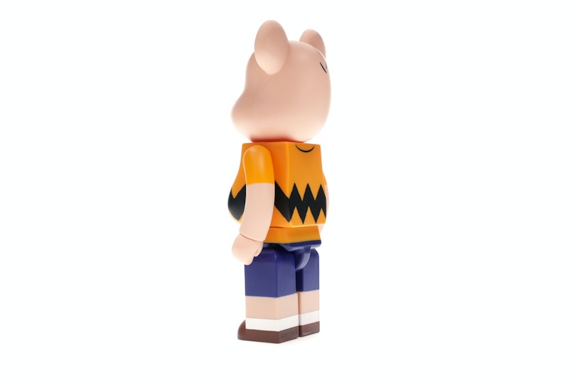 Bearbrick Charlie Brown 400% Yellow