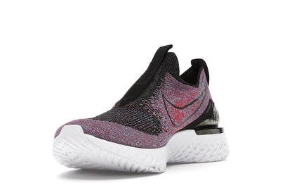 Nike Epic React Moc Flyknit Black University Red Hyper Jade