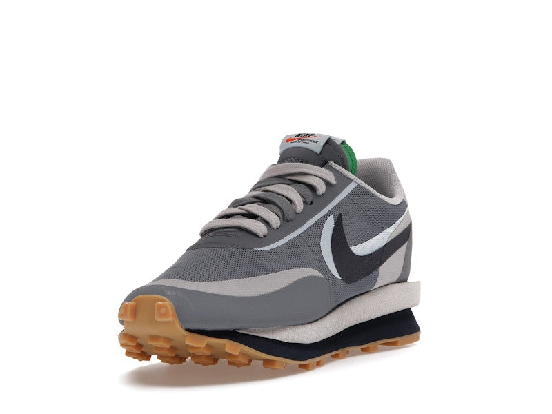 Nike LD Waffle sacai CLOT Kiss of Death 2 Cool Grey (NTWRK Special Packaging)