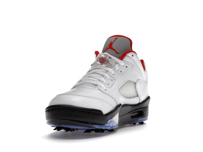 Jordan 5 Retro Low Golf Fire Red (Silver Tongue)