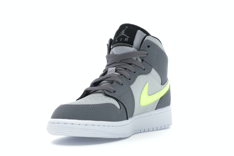 Jordan 1 Mid Gunsmoke Volt (GS)