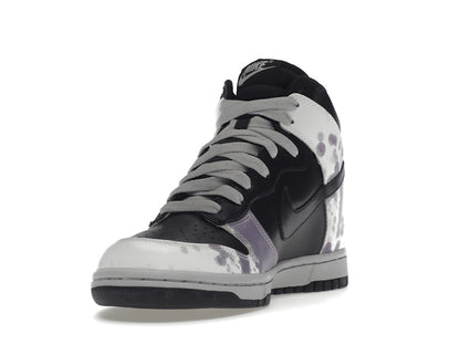Nike Dunk High Splatter Black White Purple (Women's)